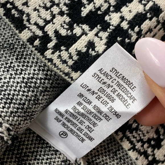 Theory Alancy C Tweedscape Knit Skater Sleeveless Dress - Picture 8 of 12